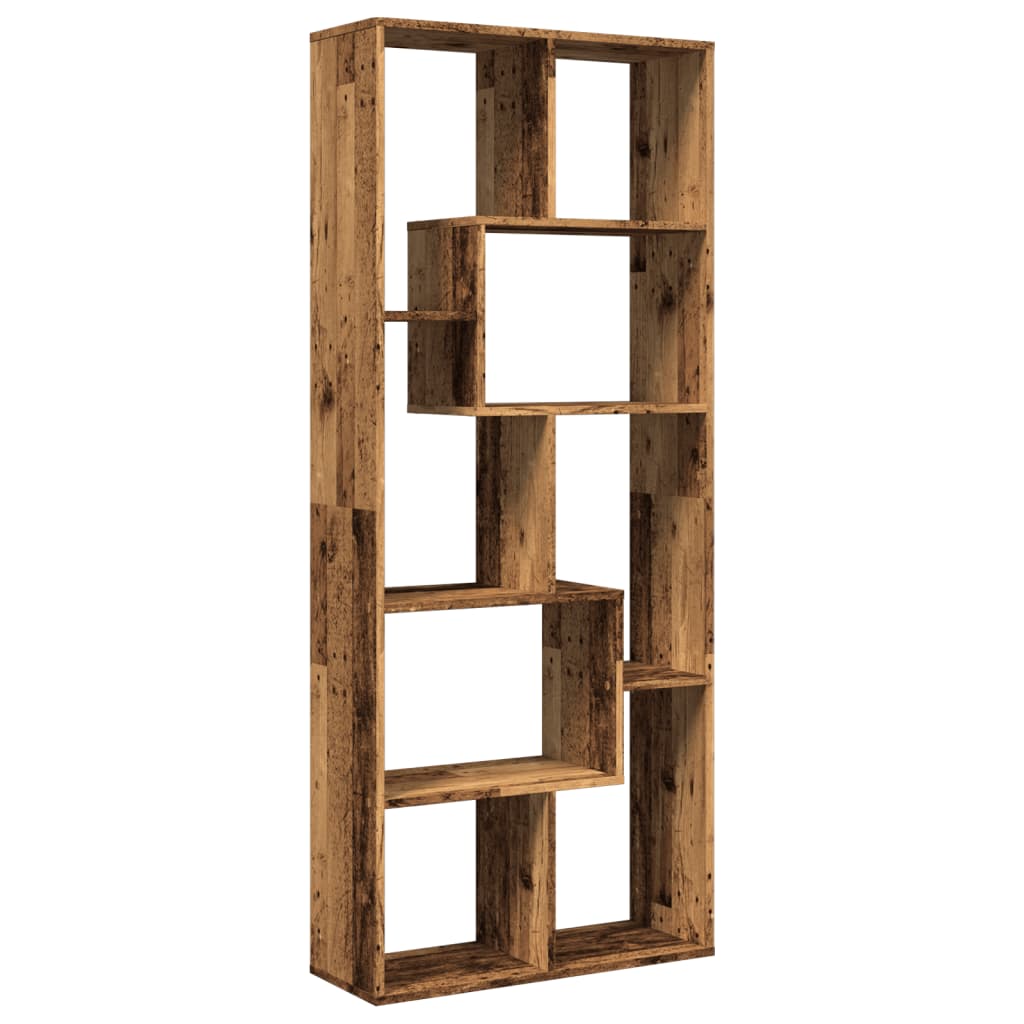 Bokhylle Gammelt Tre 67x25x161,5 cm