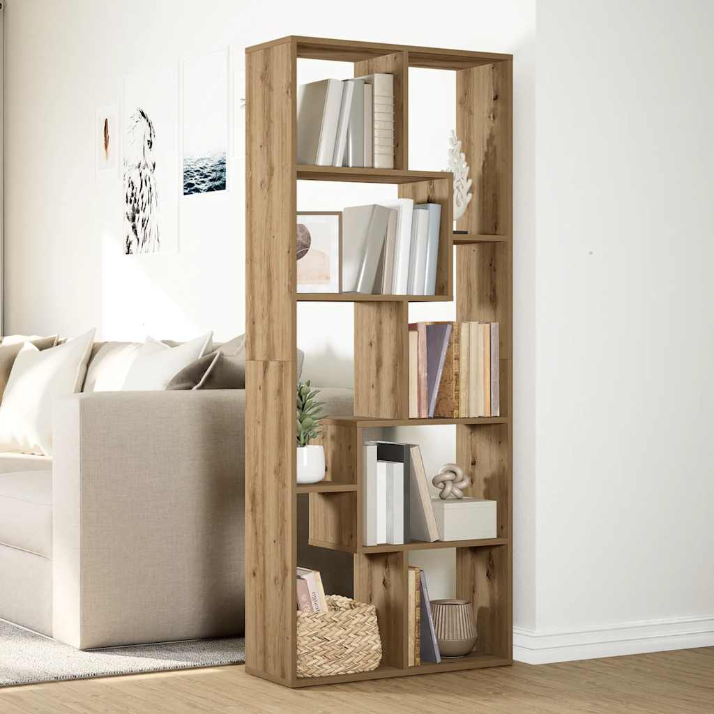 Bokhylle Artisan Eik 67x25x161,5 cm
