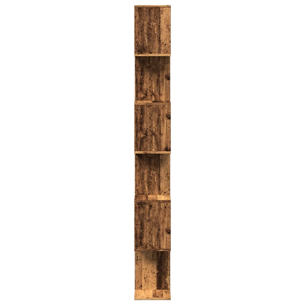 Bokhylle Gammelt Tre 6 lag 70x24x193 cm