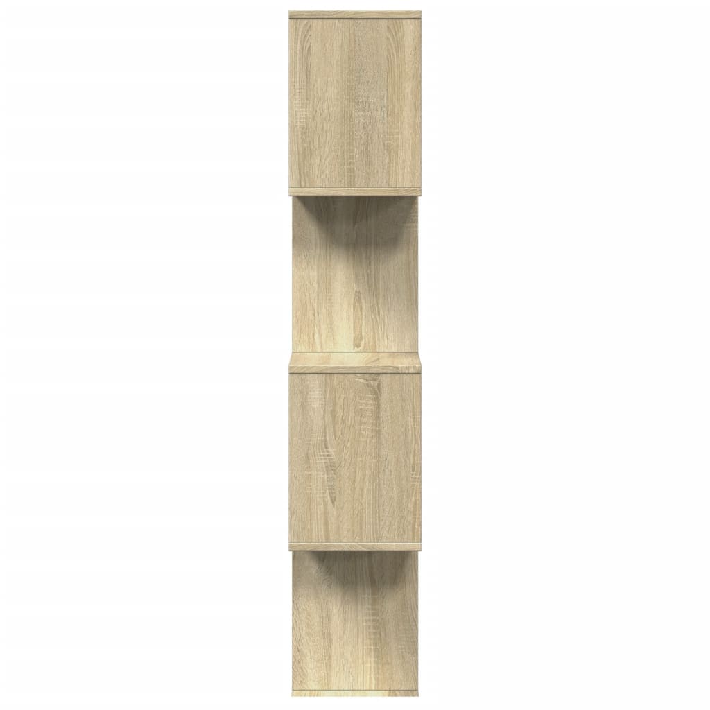Bokhylle Sonoma Eik 4 lag 70x24x129 cm