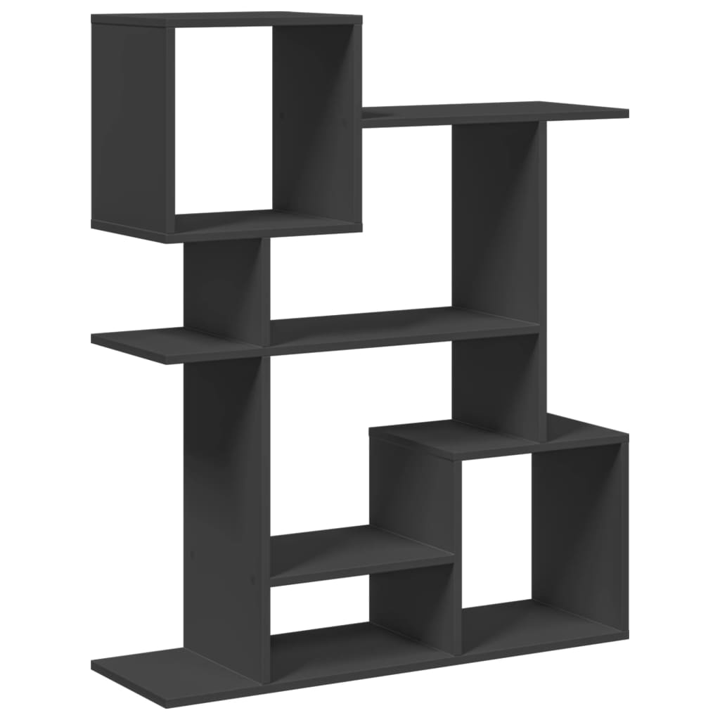 Bokhylle Svart 92x29x112 cm