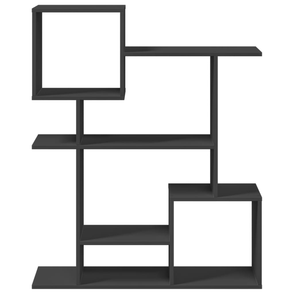 Bokhylle Svart 92x29x112 cm