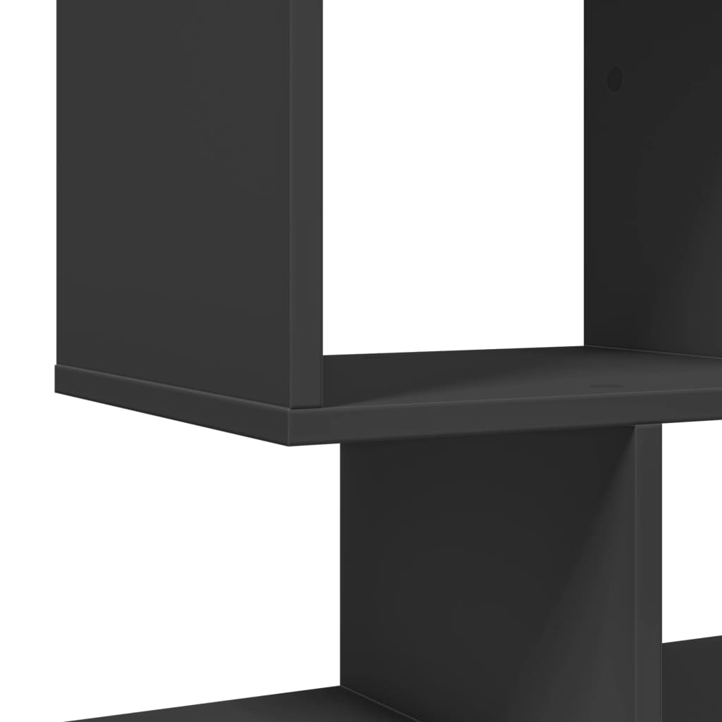 Bokhylle Svart 92x29x112 cm