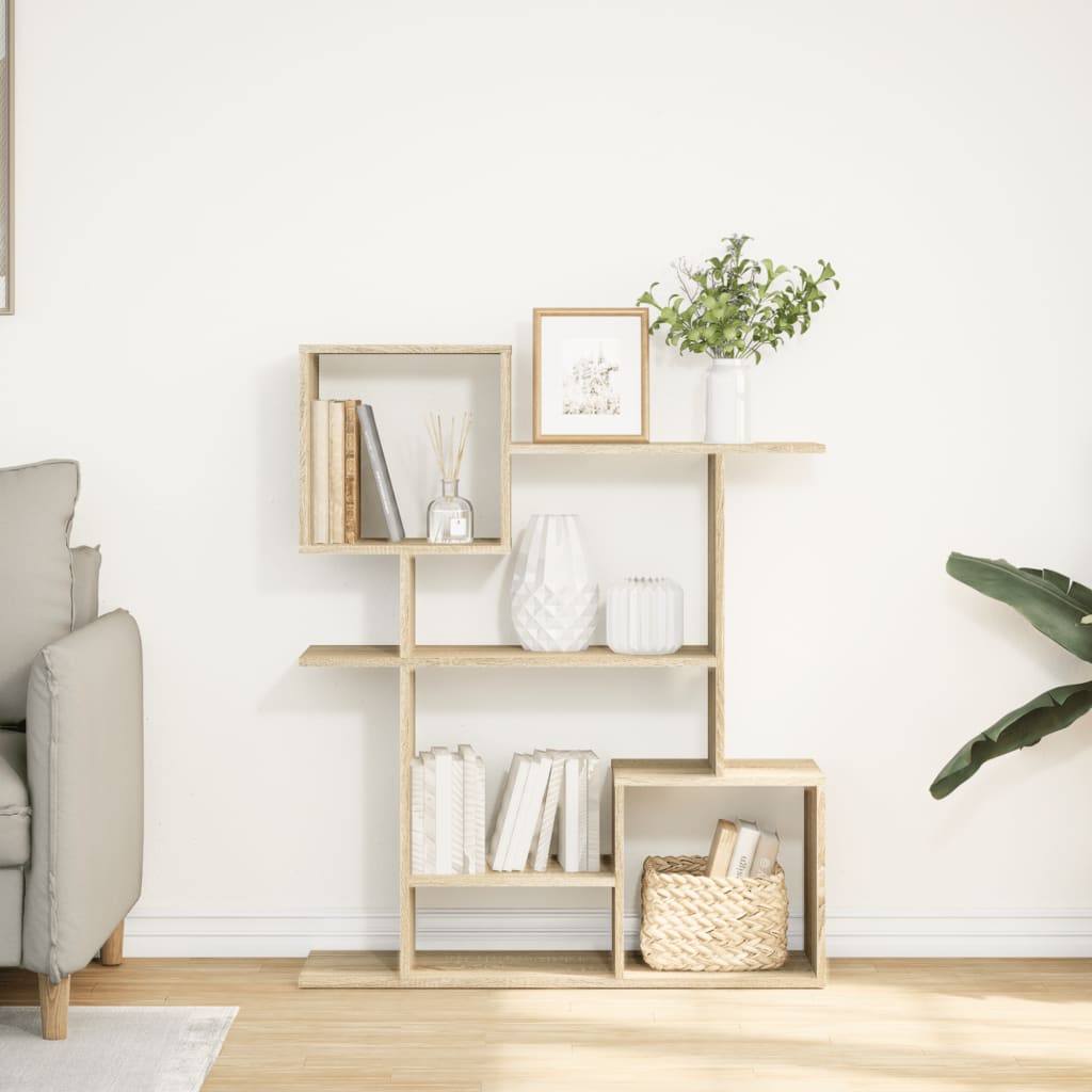 Bokhylle Sonoma Eik 92x29x112 cm