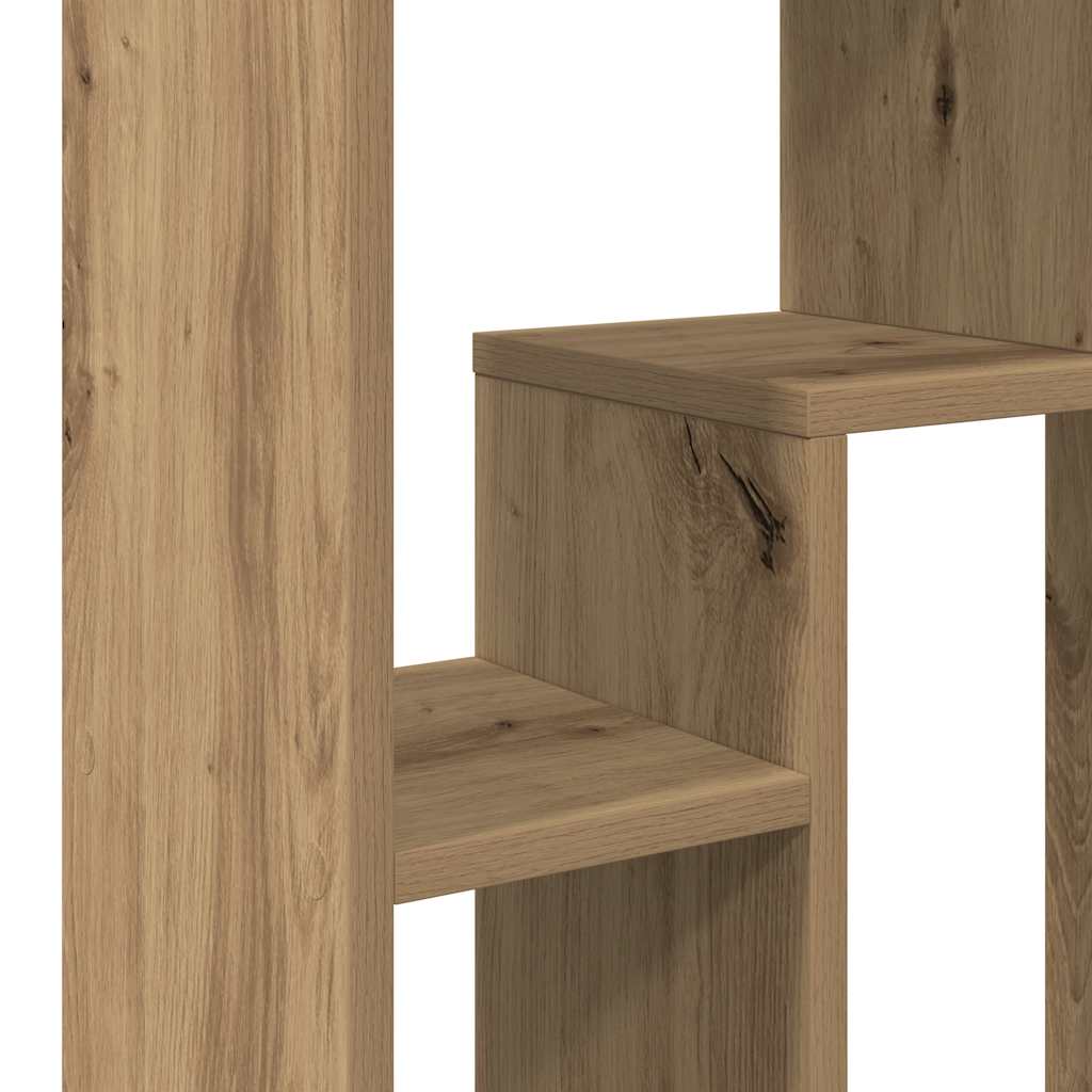 Bokhylle artisan eik 63x20x90 cm konstruert tre