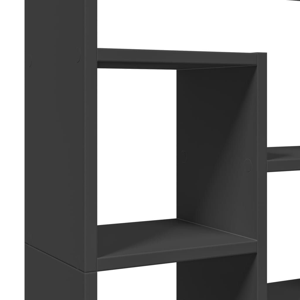 Bokhylle Svart 72x20x120 cm