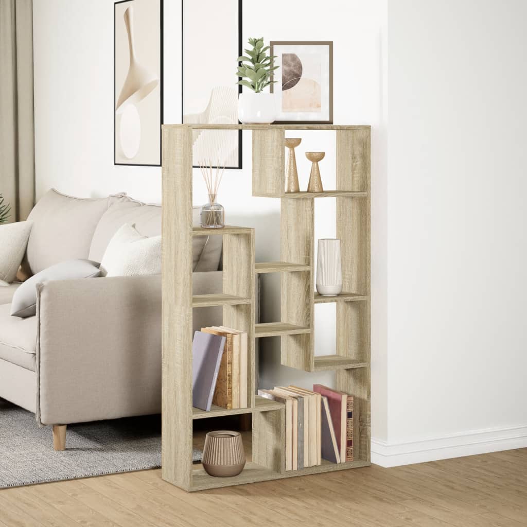 Bokhylle Sonoma Eik 72x20x120 cm