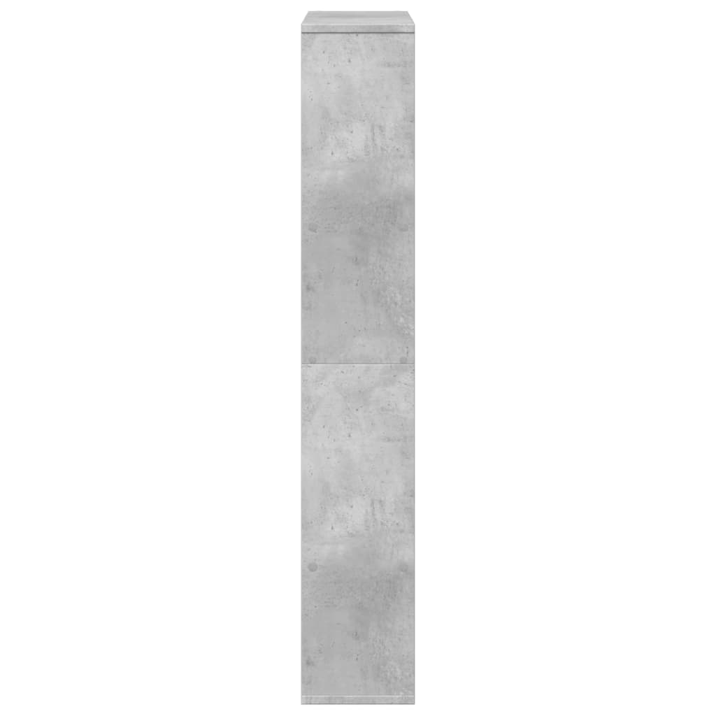 Bokhylle Betonggrå 72x20x120 cm