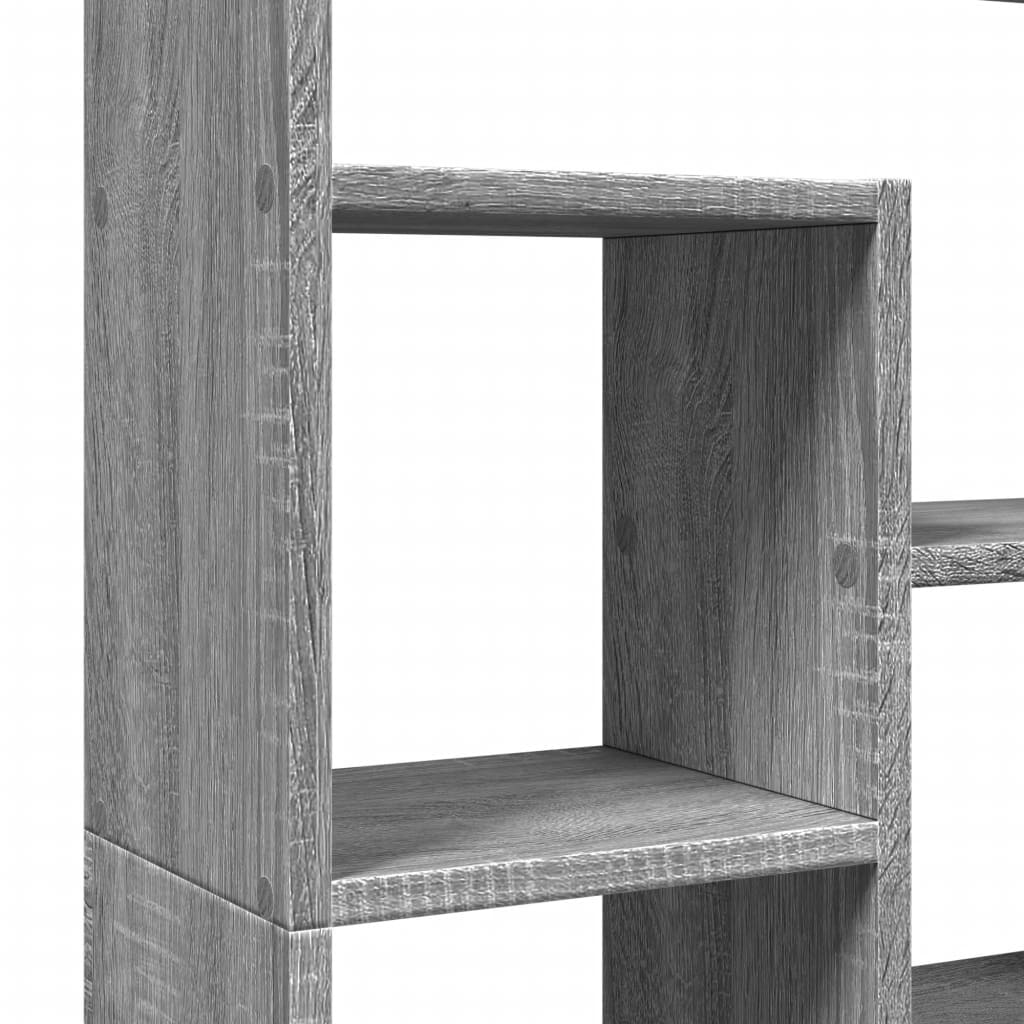 Bokhylle Sonoma Grå 72x20x120 cm
