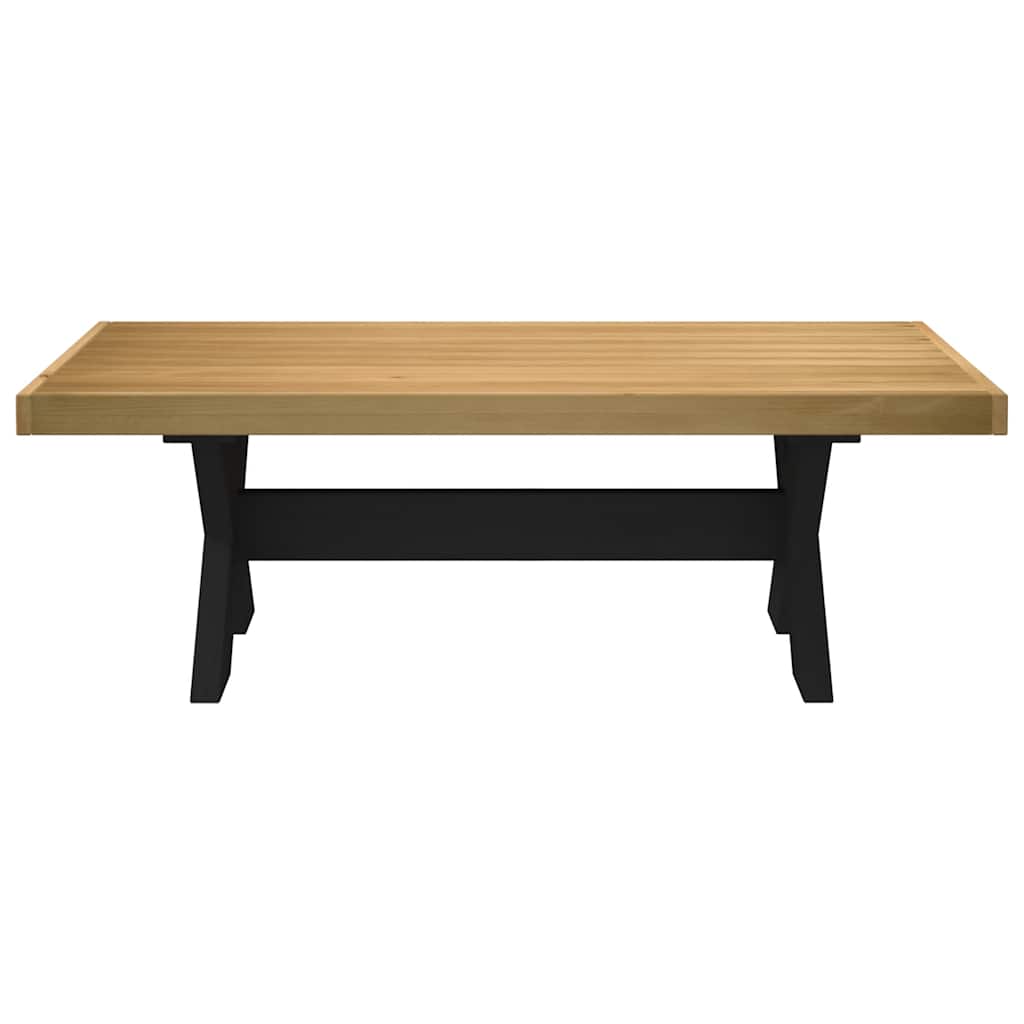 Salongbord Sofabord Tre heltre furu NOAIN X-formede ben 120x60x40 cm