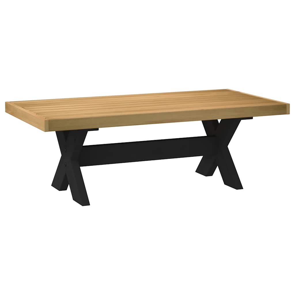 Salongbord Sofabord Tre heltre furu NOAIN X-formede ben 120x60x40 cm