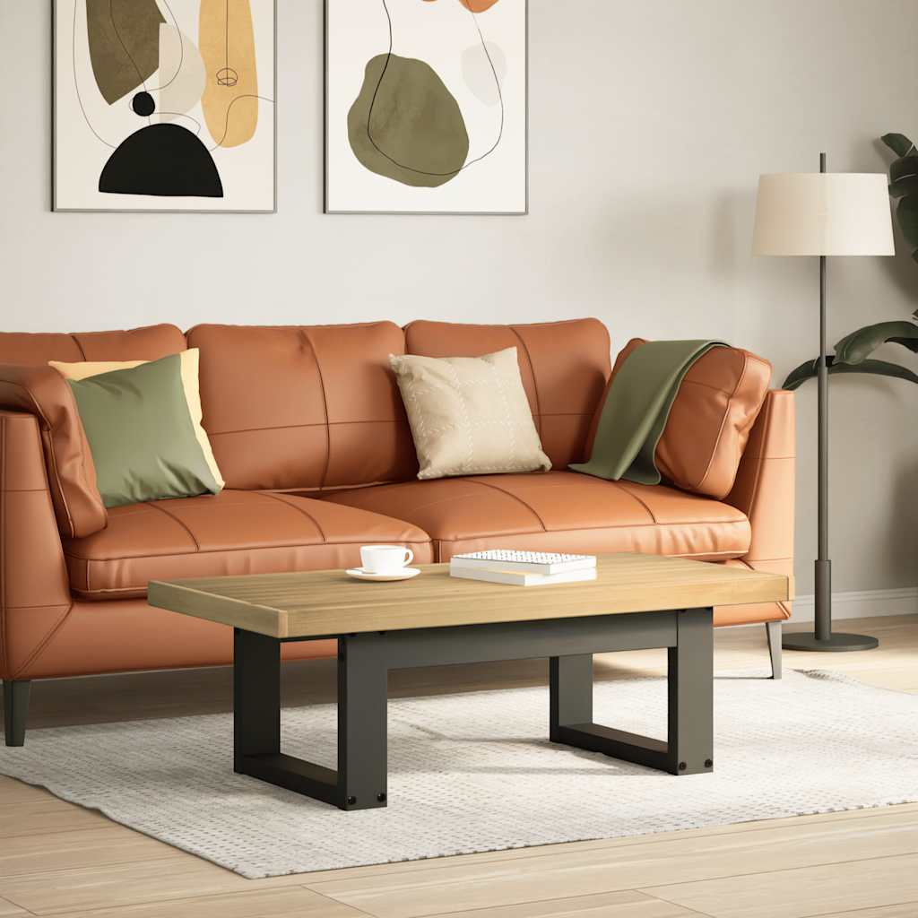 Salongbord Sofabord Tre heltre furu NOAIN U-formede ben 120x60x40 cm