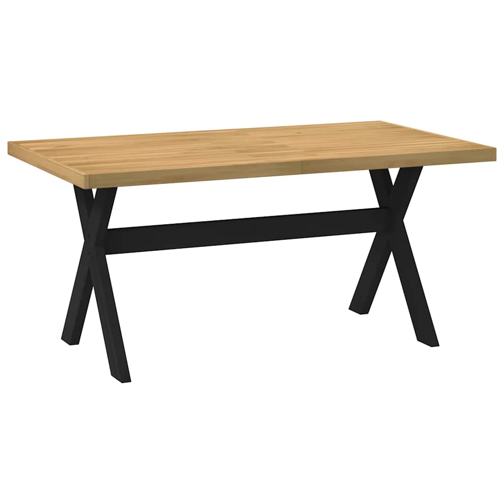 Spisebord Kjøkkenbord NOAIN X-formede ben 160x90x75 cm heltre furu