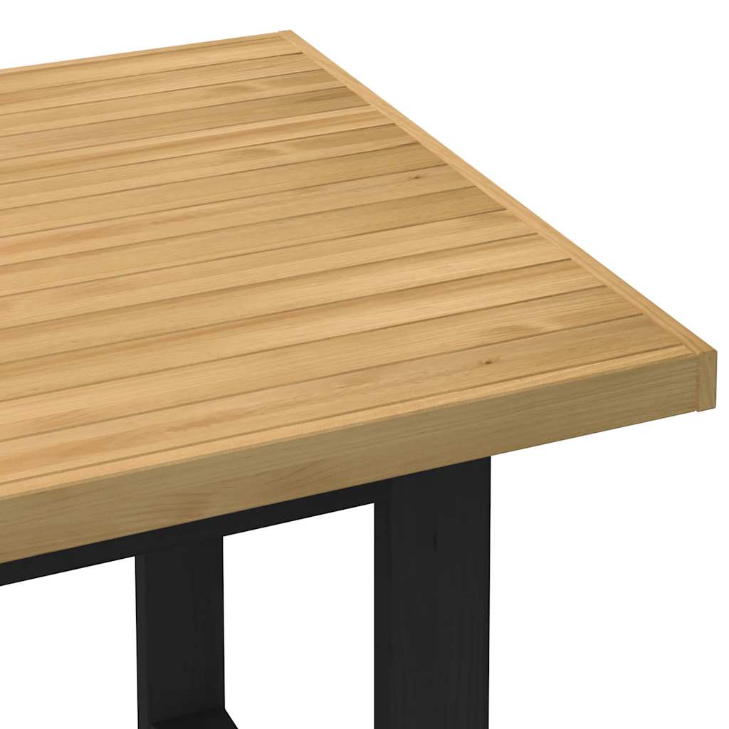 Spisebord Kjøkkenbord NOAIN U-formede ben 160x90x75 cm heltre furu