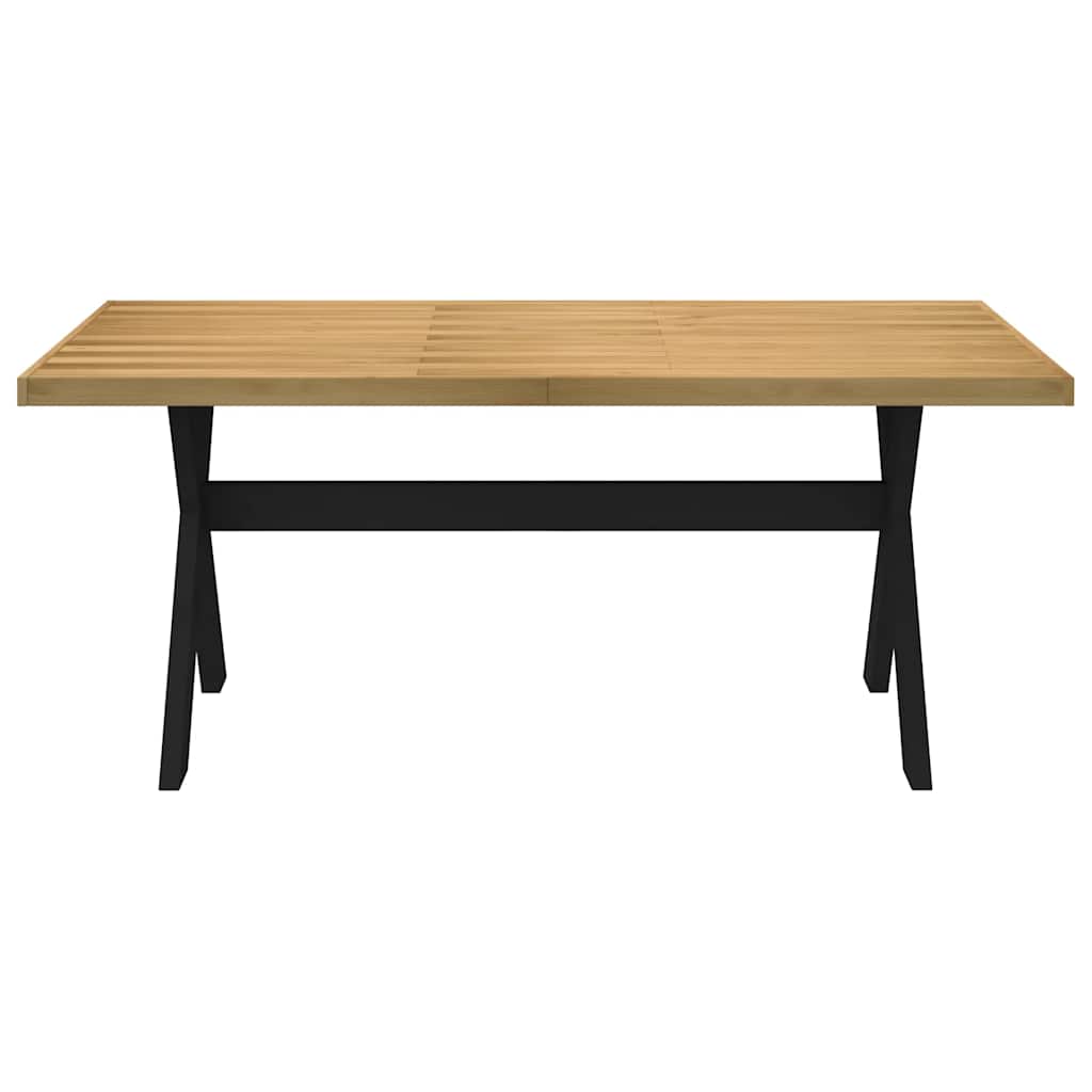 Spisebord Kjøkkenbord NOAIN X-formede ben 180x90x75 cm heltre furu