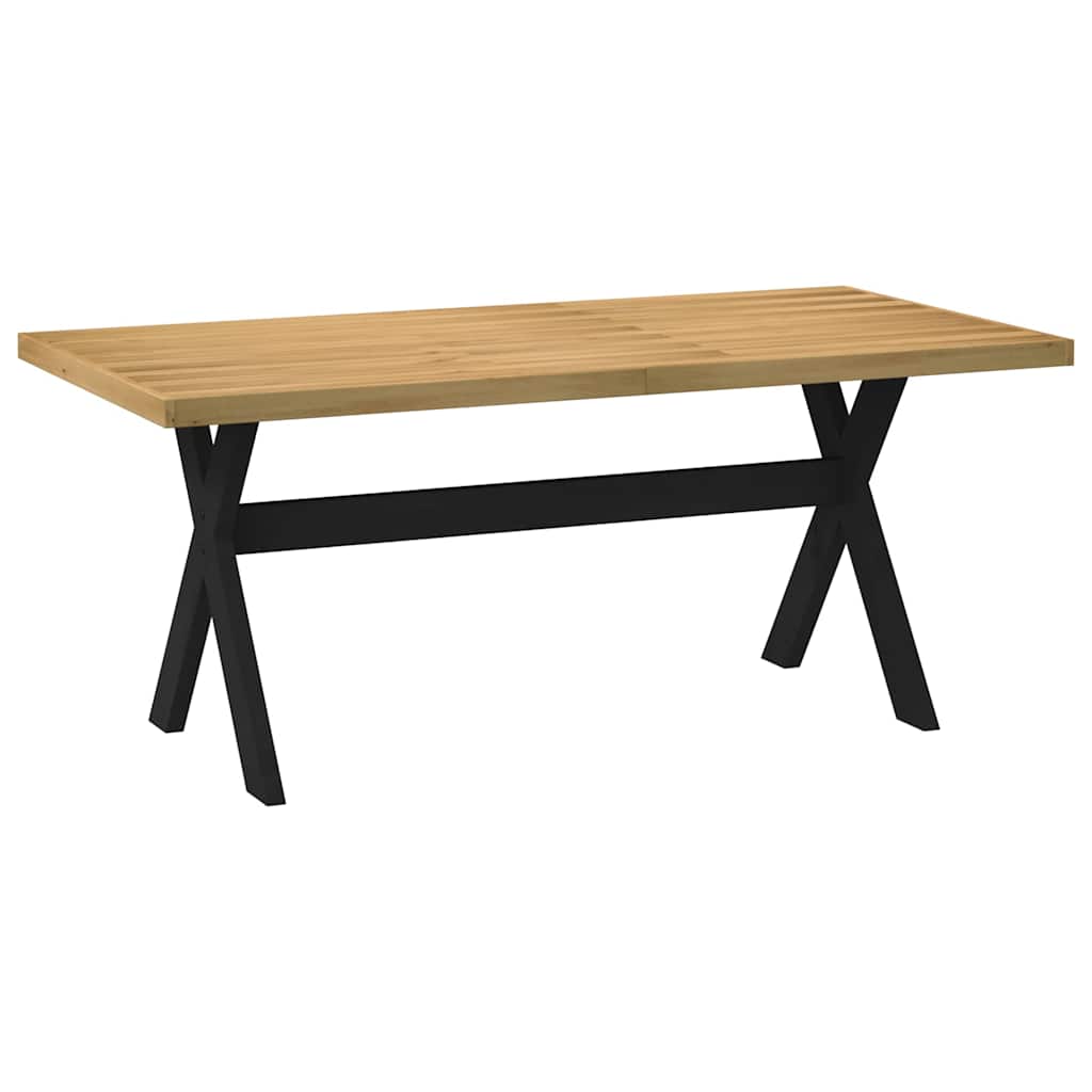 Spisebord Kjøkkenbord NOAIN X-formede ben 180x90x75 cm heltre furu