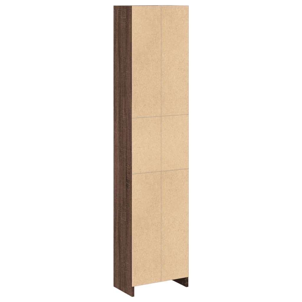 Bokhylle Brun Eik 40x24x176 cm