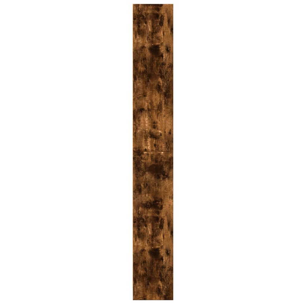 Bokhylle Røkt Eik 60x24x176 cm