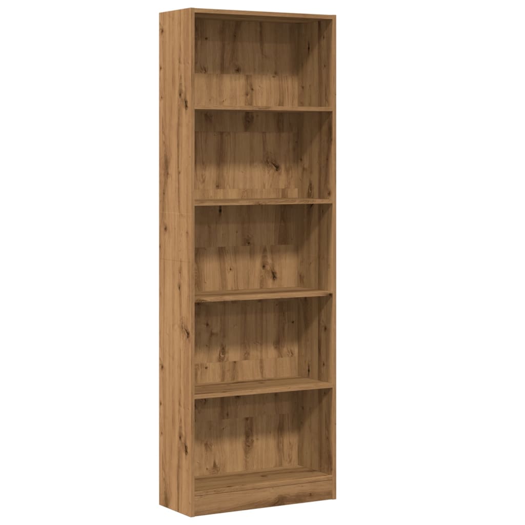 Bokhylle Artisan Eik 60x24x176 cm