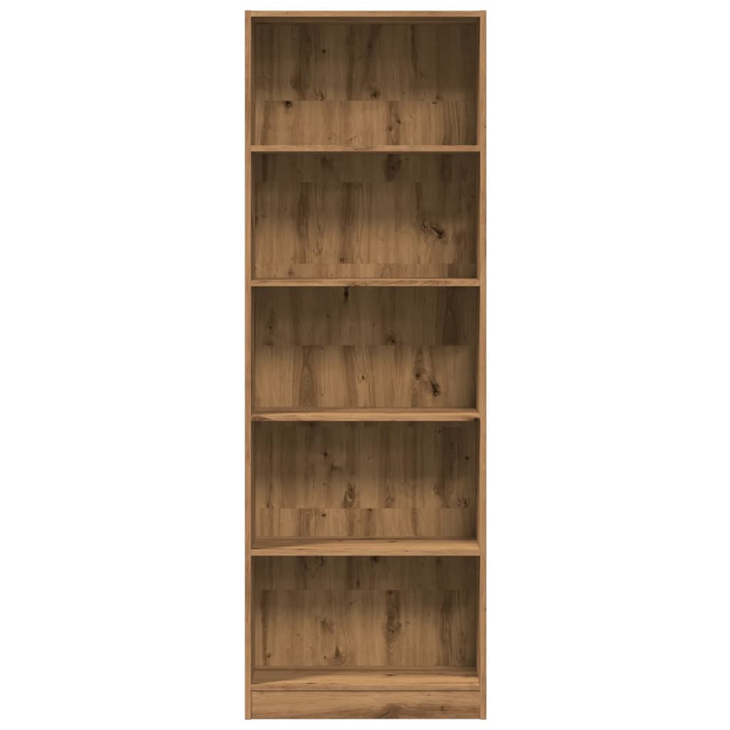 Bokhylle Artisan Eik 60x24x176 cm