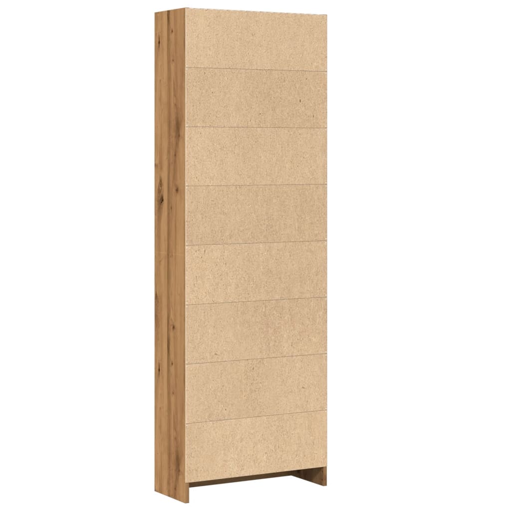 Bokhylle Artisan Eik 60x24x176 cm