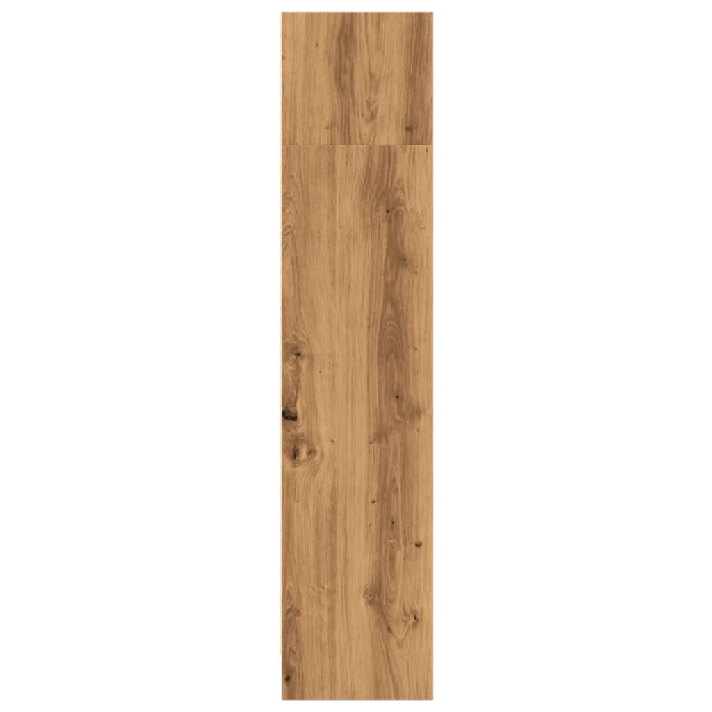 Bokhylle artisan eik 80x24x109 cm konstruert tre