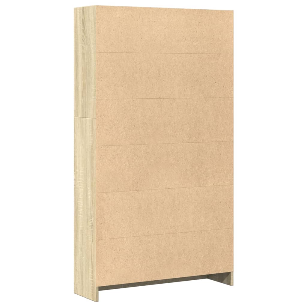 Bokhylle Sonoma Eik 80x24x143 cm
