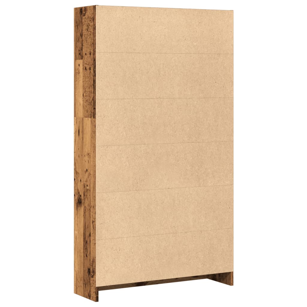 Bokhylle Gammelt Tre 80x24x143 cm