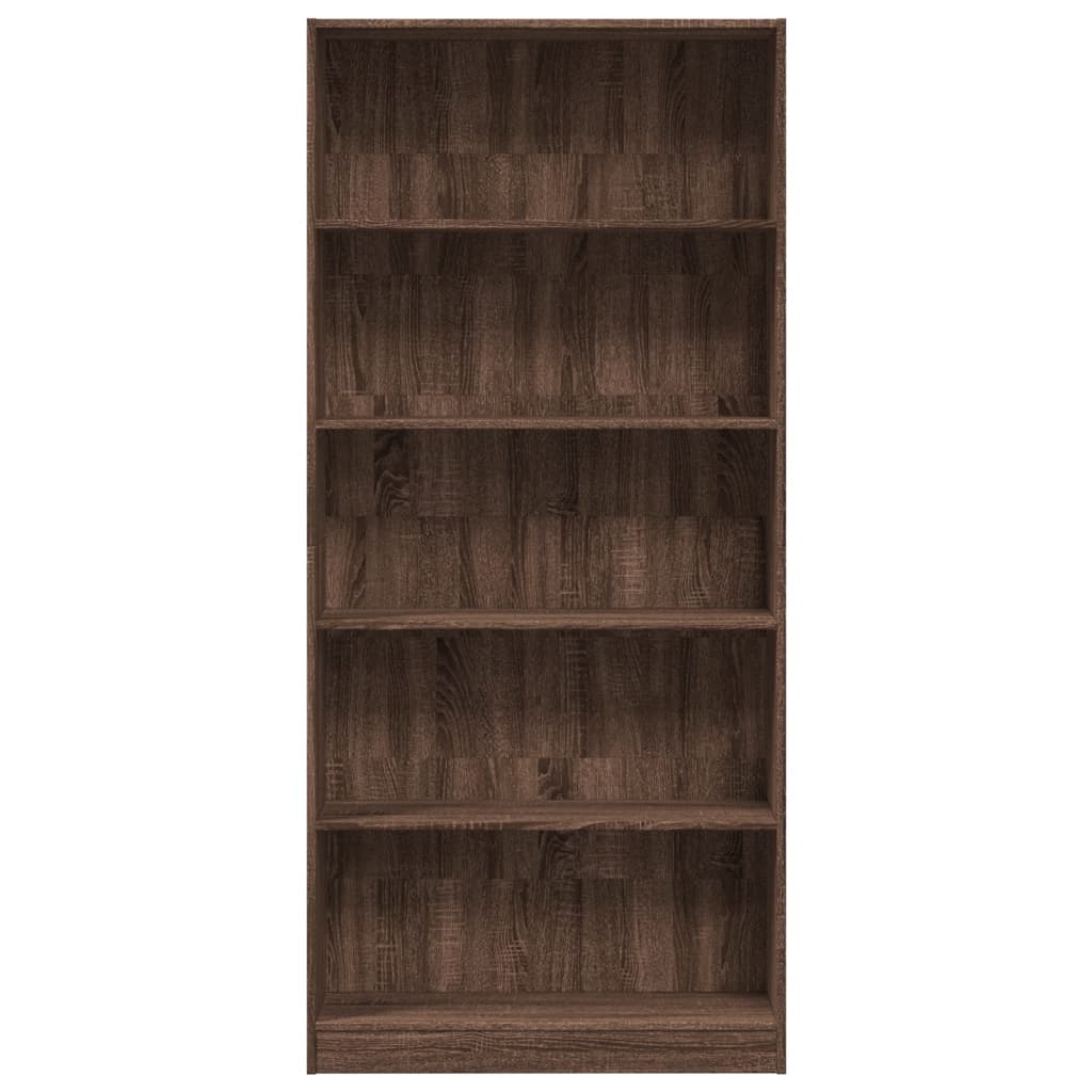 Bokhylle Brun Eik 80x24x176 cm