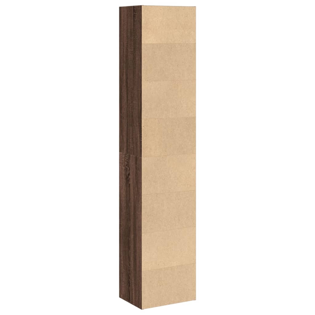 Bokhylle Brun Eik 40x30x189 cm