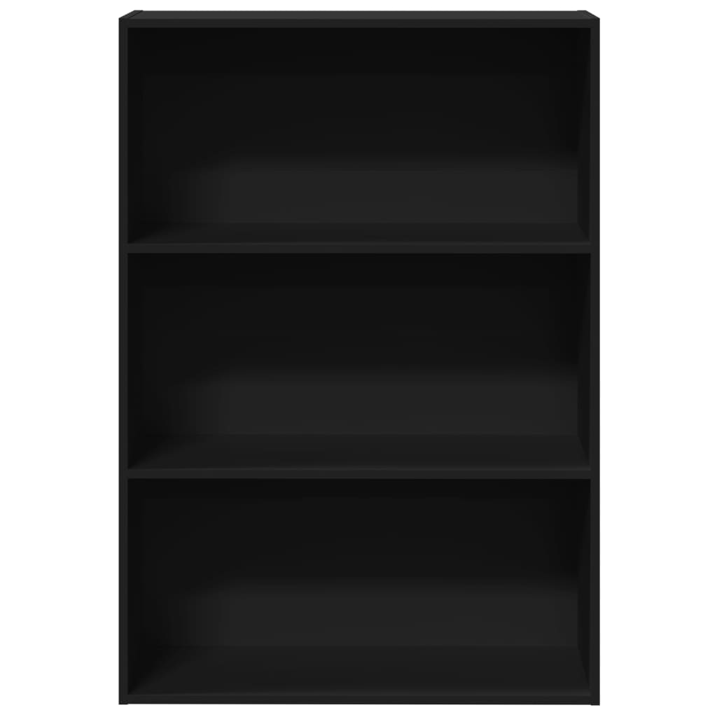 Bokhylle Svart 80x30x114 cm