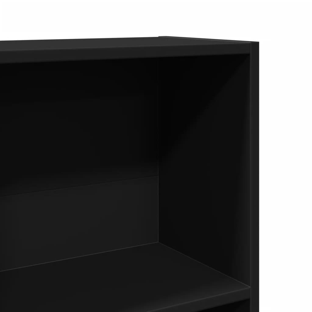 Bokhylle Svart 80x30x114 cm
