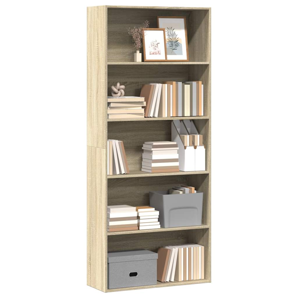 Bokhylle Sonoma Eik 80x30x189 cm