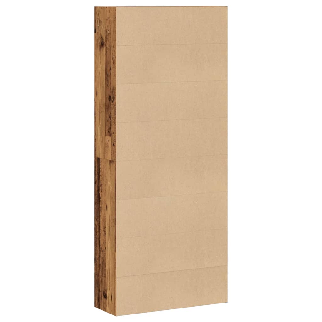 Bokhylle Gammelt Tre 80x30x189 cm