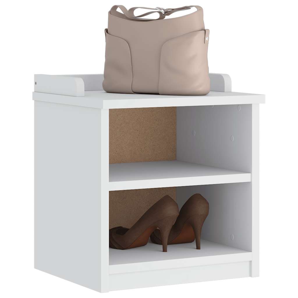 Sittebenk Gangbenk SANDNES Hvit 45x40x50 cm heltre furu
