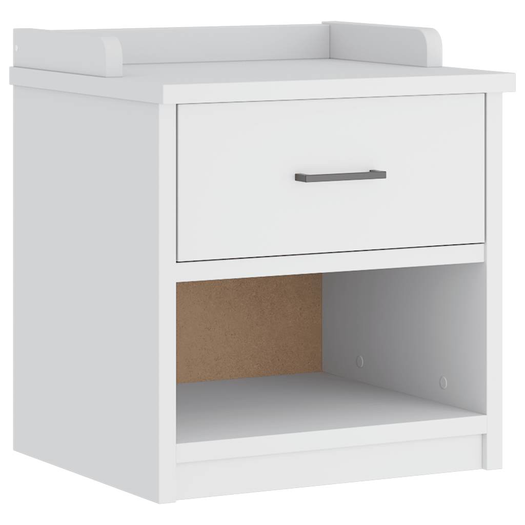 Sittebenk Gangbenk SANDNES Hvit 45x40x50 cm heltre furu