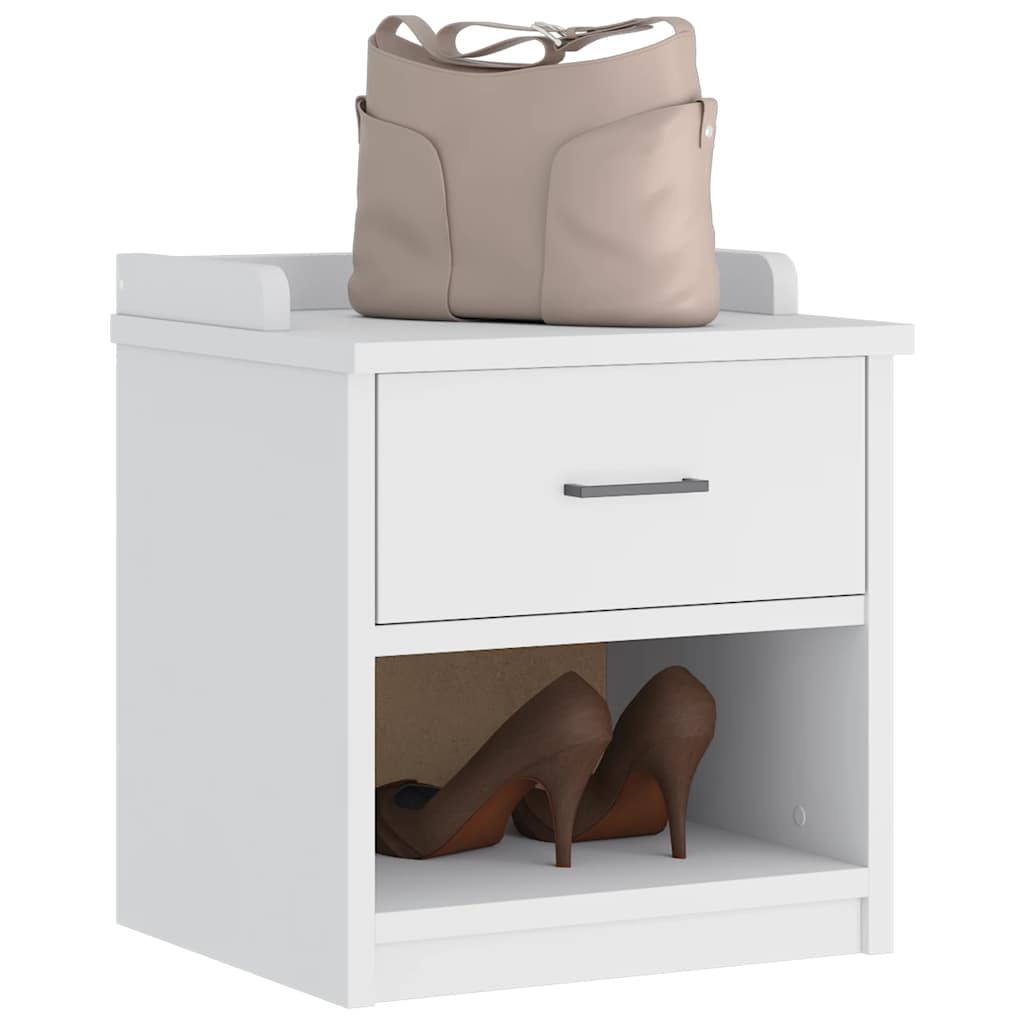 Sittebenk Gangbenk SANDNES Hvit 45x40x50 cm heltre furu