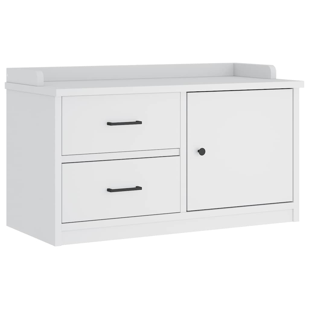 Sittebenk Gangbenk SANDNES Hvit 87x40x50 cm heltre furu