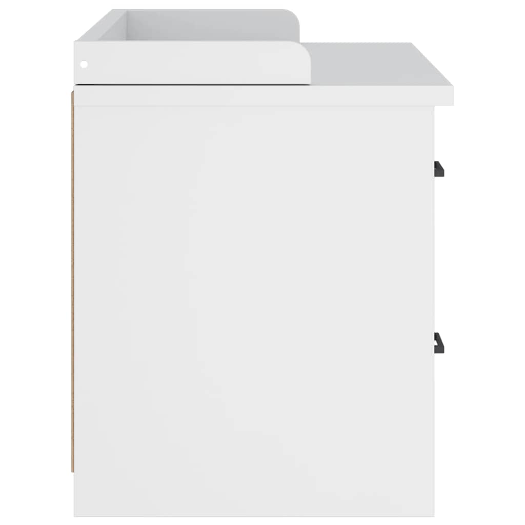 Sittebenk Gangbenk SANDNES Hvit 87x40x50 cm heltre furu