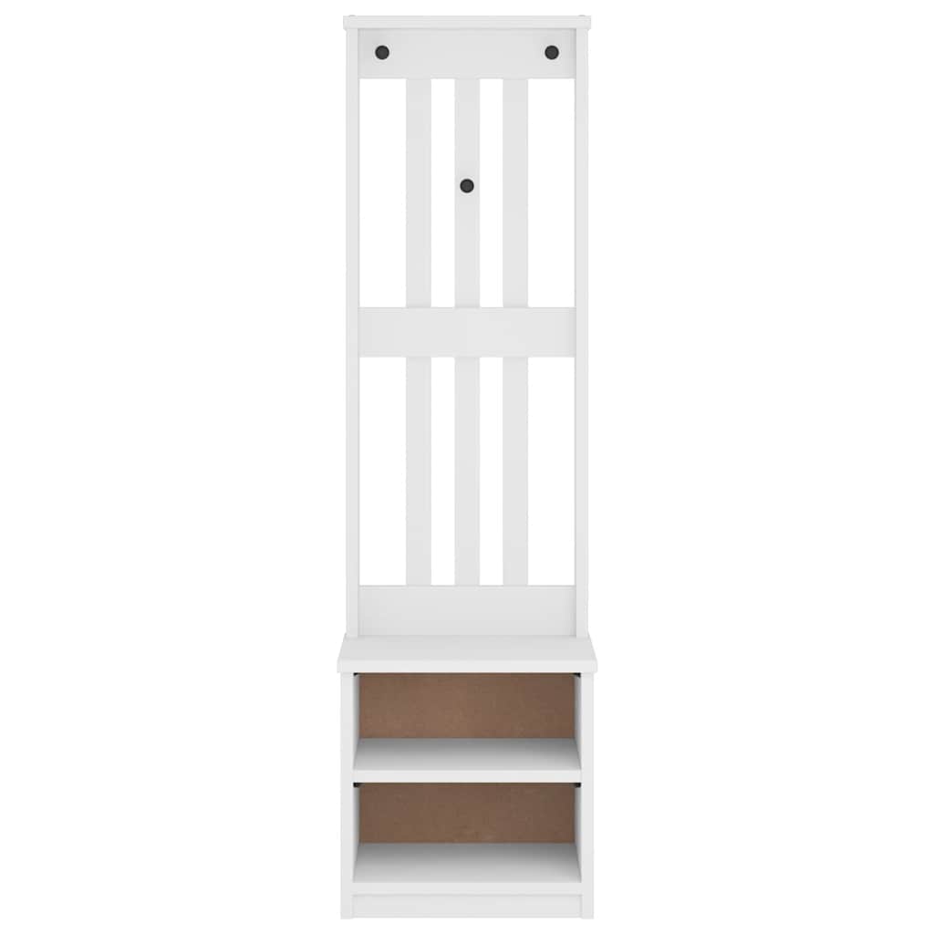 Hallmøbel Halltre SANDENS Hvit 45x40x159,5 cm heltre furu