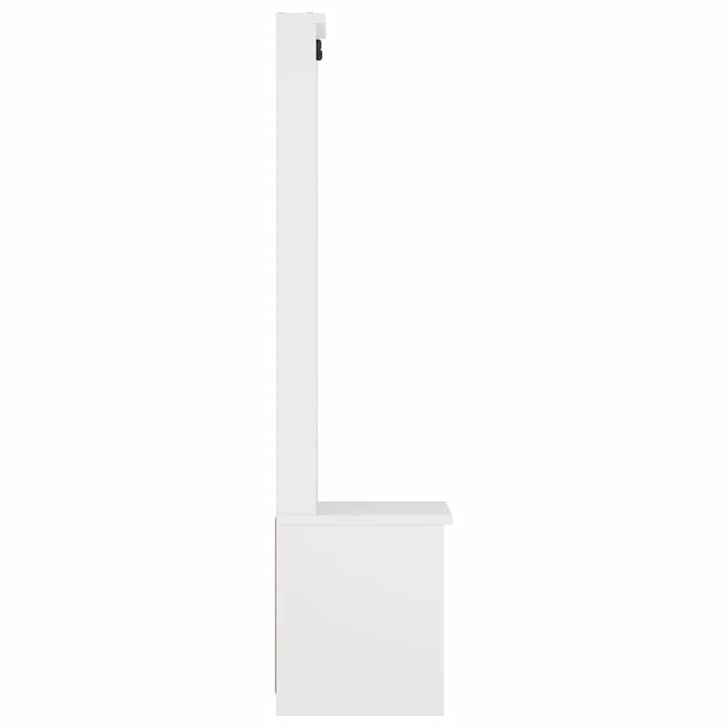 Hallmøbel Halltre SANDENS Hvit 45x40x159,5 cm heltre furu