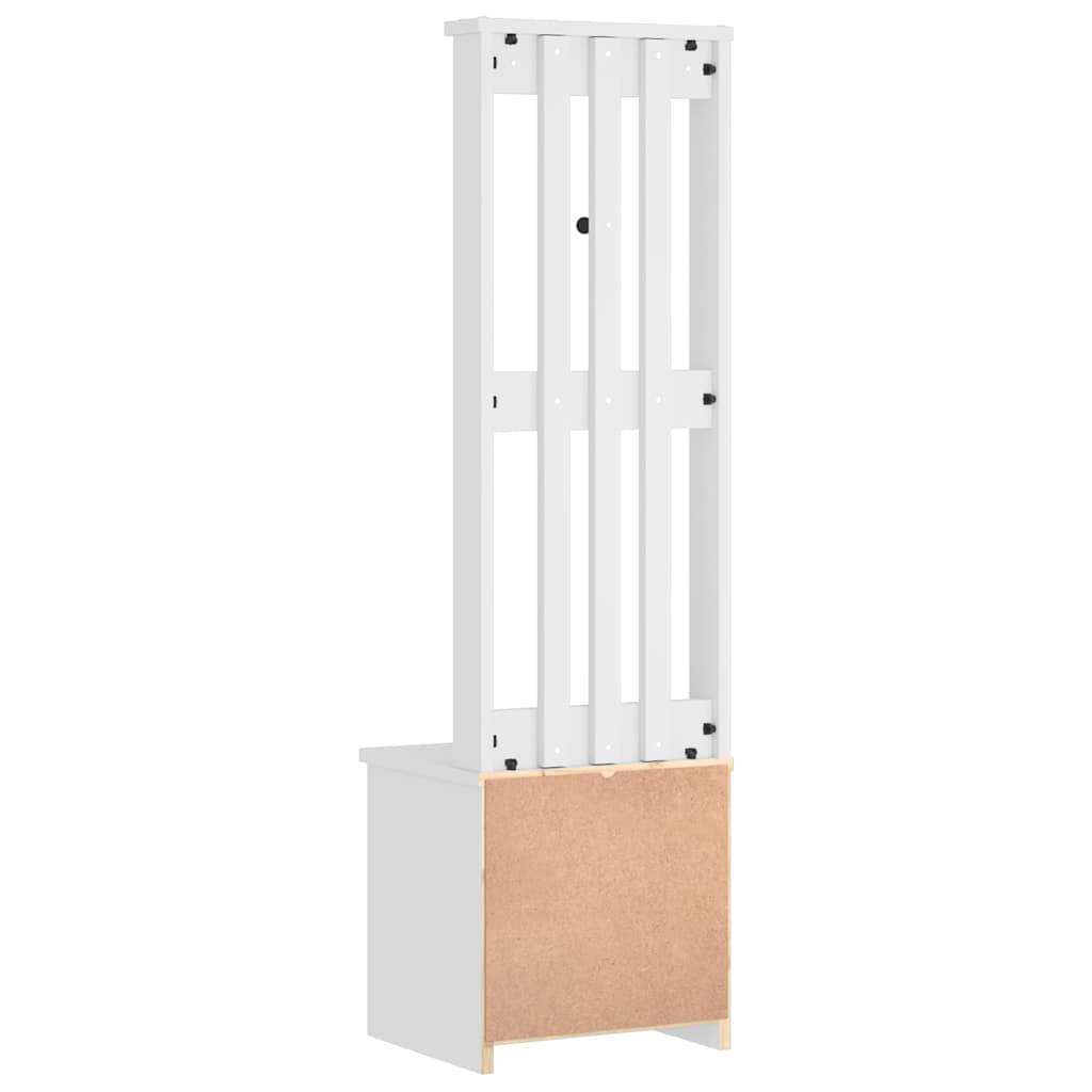 Hallmøbel Halltre SANDENS Hvit 45x40x159,5 cm heltre furu