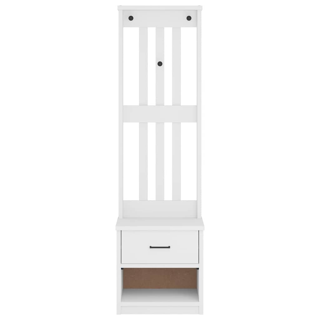 Hallmøbel Halltre SANDENS Hvit 45x40x159,5 cm heltre furu