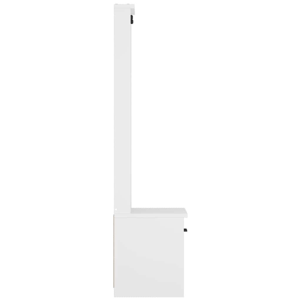 Hallmøbel Halltre SANDENS Hvit 45x40x159,5 cm heltre furu