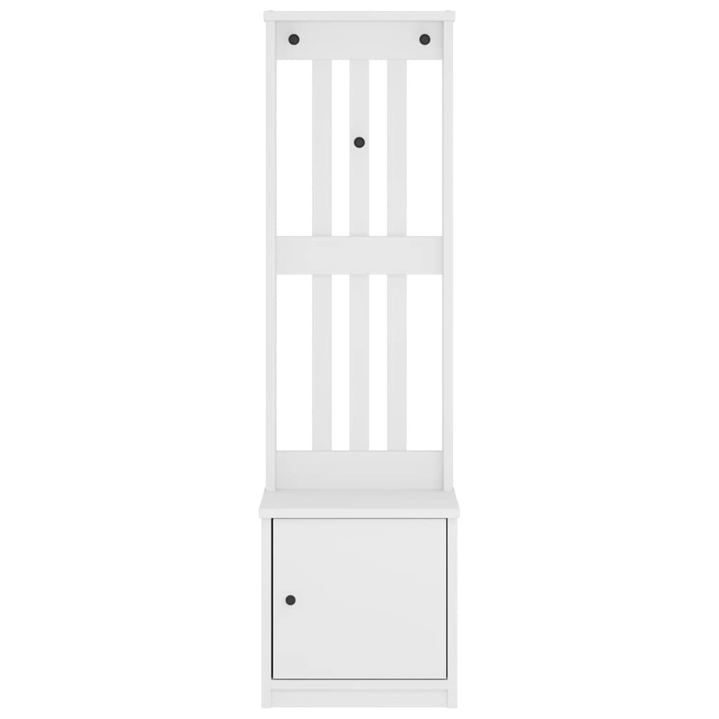 Hallmøbel Halltre SANDENS Hvit 45x40x159,5 cm heltre furu