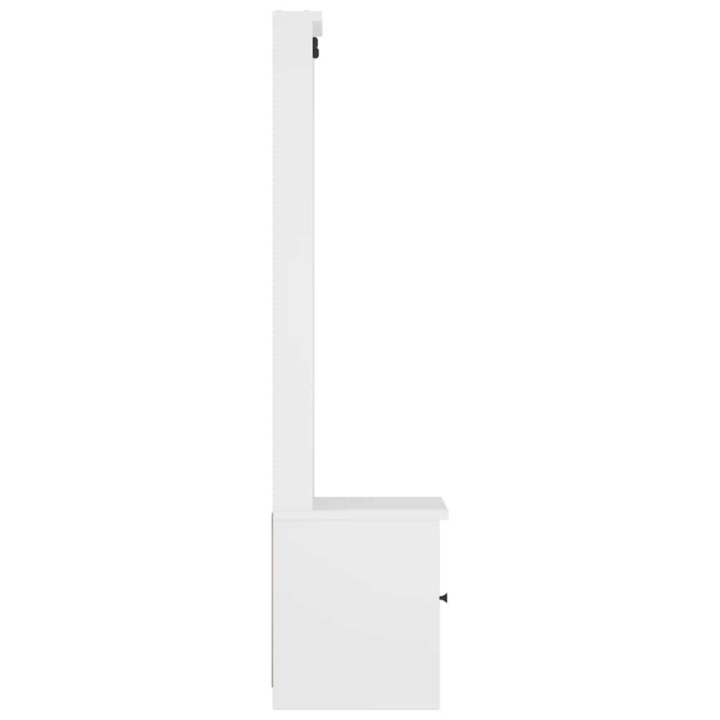 Hallmøbel Halltre SANDENS Hvit 45x40x159,5 cm heltre furu