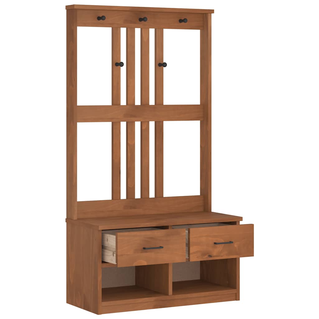 Hallmøbel Halltre SANDENS 87x40x159,5 cm heltre furu