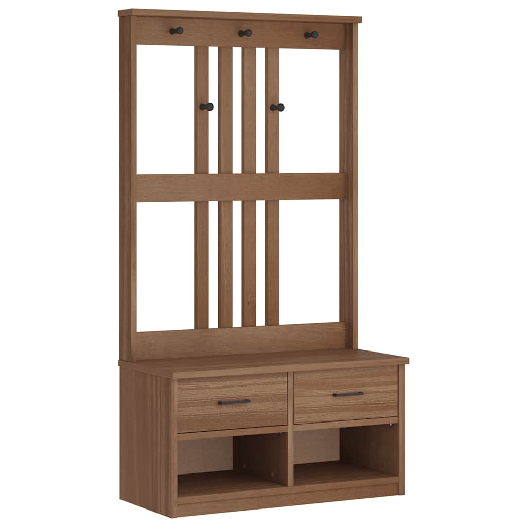 Hallmøbel Halltre SANDENS 87x40x159,5 cm heltre furu