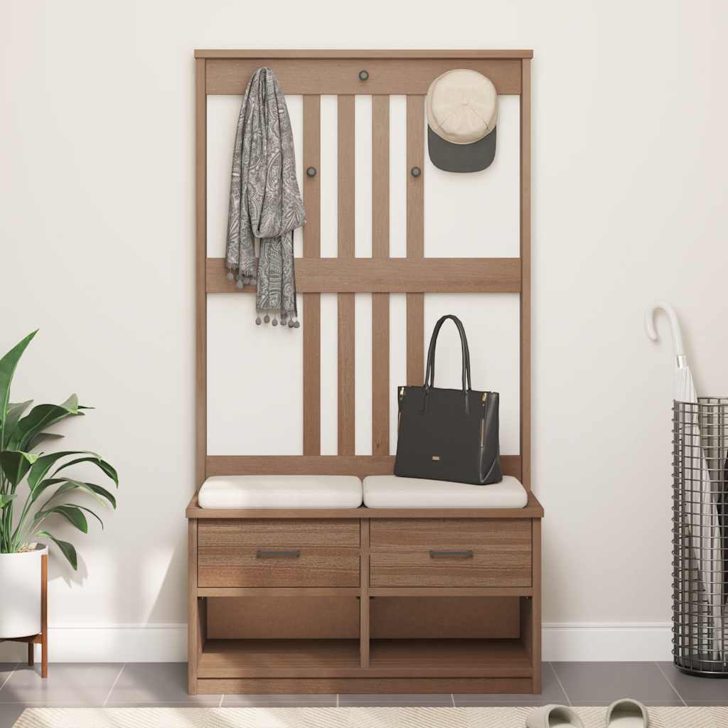 Hallmøbel Halltre SANDENS 87x40x159,5 cm heltre furu