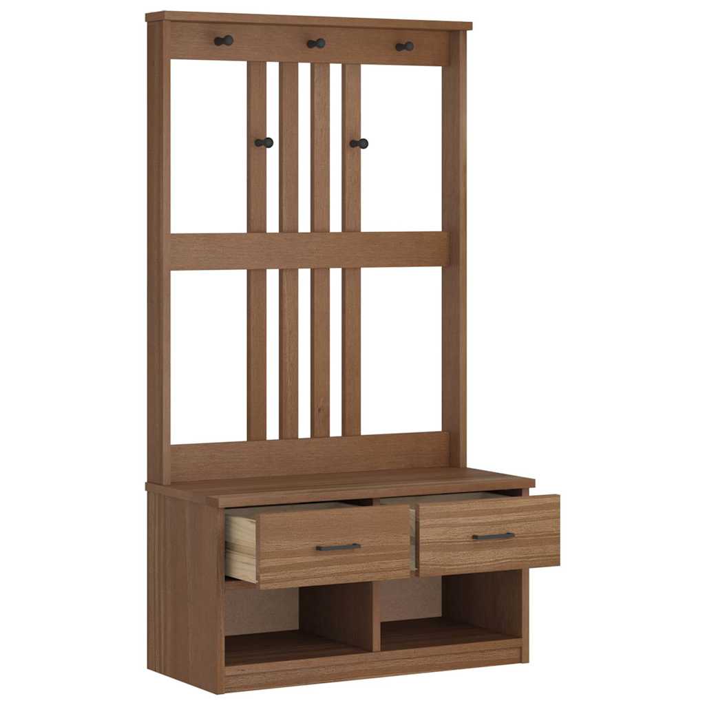 Hallmøbel Halltre SANDENS 87x40x159,5 cm heltre furu